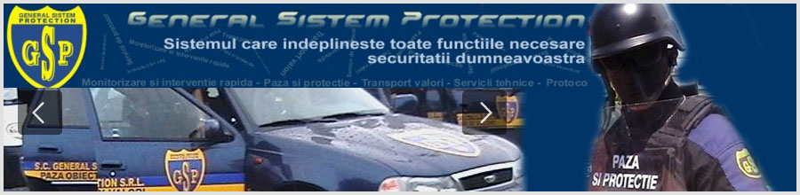General Sistem Protection - Agentie Paza si Protectie Bucuresti Logo