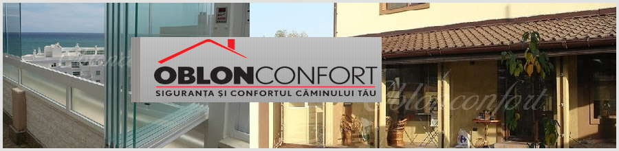 OblonConfort - Inchideri terase, rulouri, copertine Bucuresti Logo