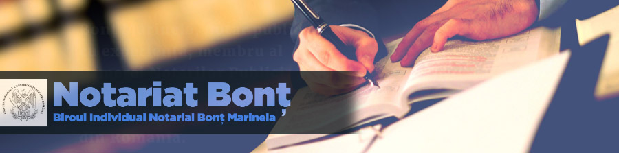 Bont Marinela - Birou Individual Notarial Bucuresti Logo