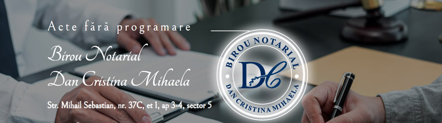 Notariat Sector 5 - Dan Cristina Mihaela Logo