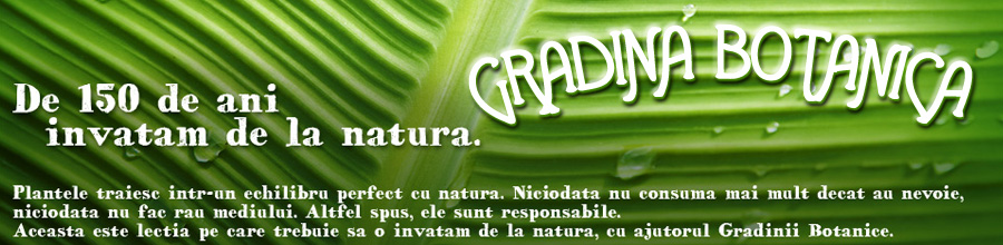 Gradina Botanica Dimitrie Brandza - Bucuresti Logo