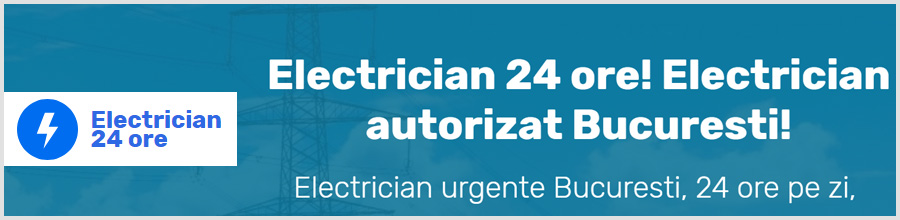 Electrician24ore.ro - Servicii electrice complete Bucuresti Logo