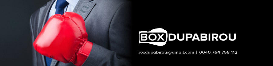 Box dupa birou Logo