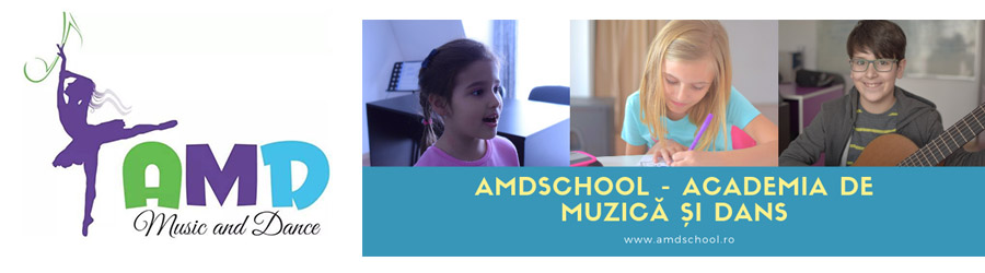 AMDSchool - Academia de muzica & dans Bucuresti Logo