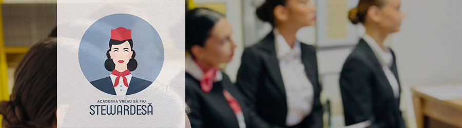 Vreau sa fiu Stewardesa - Cursuri insotitori de bord Bucuresti Logo