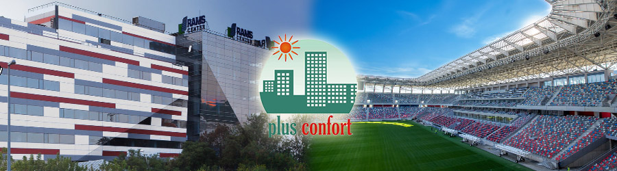 Plus Confort - Tamplarie din aluminiu si PVC, Bucuresti Logo