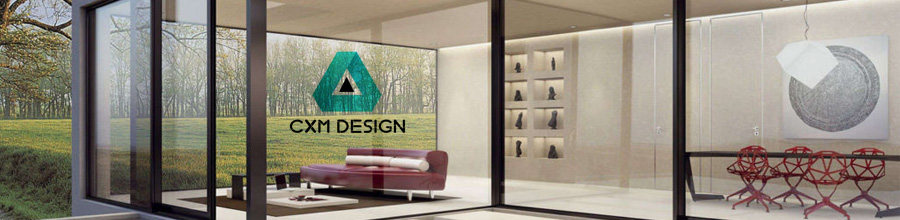 CXM Design - Tamplarie aluminiu si PVC Bucuresti Logo