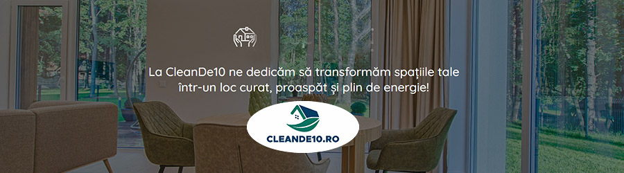 CleanDe10 - Firma curatenie Bucuresti, Ilfov Logo