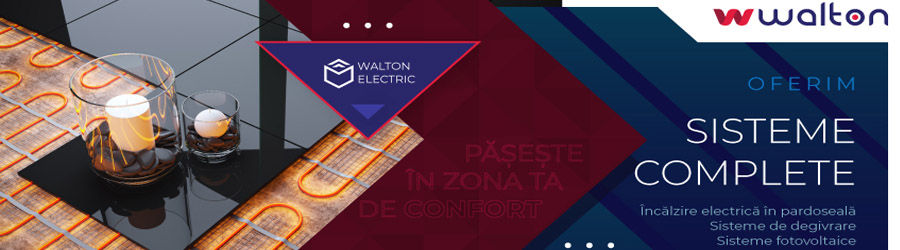 Walton Electric - Sisteme electrice incalzire in pardoseala, sisteme degivrare Logo