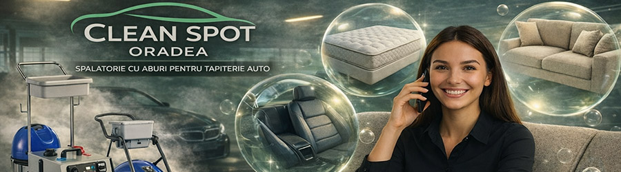 Curatare Tapiterie Oradea CleanSpot - Spalare Tapiterie Auto, Canapele si Saltele in Oradea Logo