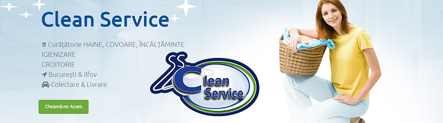 Clean Service - Curatatorie covoare si haine, Bucuresti Logo
