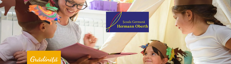 Hermann Oberth - Gradinita Germana Voluntari, Ilfov Logo
