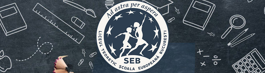 SEB, Scoala Europeana, Invatamant primar, gimnazial si liceal - Bucuresti Logo