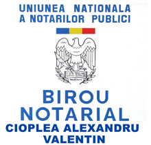 Cioplea Alexandru Valentin - Birou Individual Notarial Bucuresti Logo