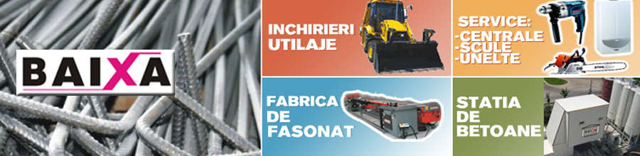 Baixa - Inchirieri utilaje pentru constructii civile si industriale, Bacau Logo