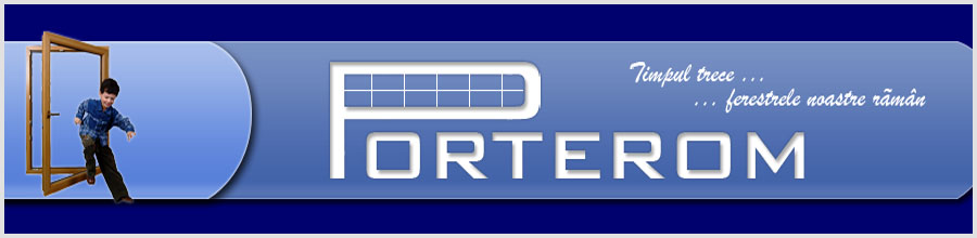 Porterom - Productie si comercializare de termopane PVC si aluminiu, Alba Iulia Logo