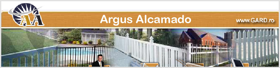Argus Alcamado, Bucuresti - Garduri din lemn, sarma, beton, fier forjat Logo