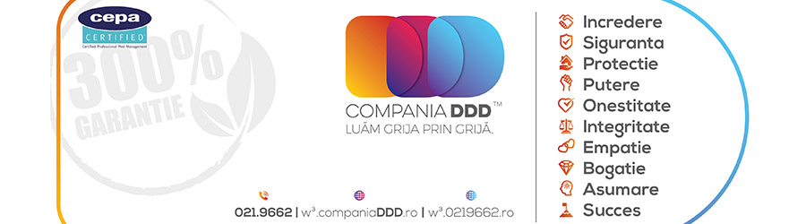 Compania DDD - servicii Dezinsectie, Dezinfectie , Deratizare Bucuresti si national Logo
