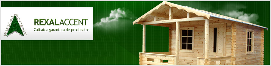 REXAL ACCENT Case cu structura din lemn, cabane Bistrita Nasaud Logo